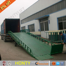 2017 high quality hydraulic mobile container loading car washing dock ramp for trucks